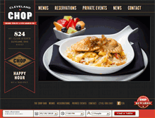 Tablet Screenshot of clevelandchop.com